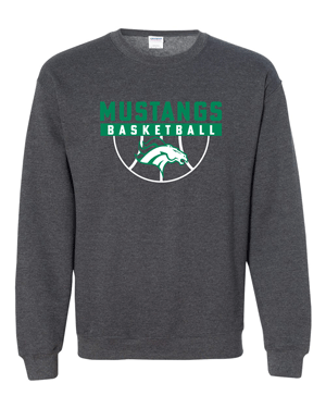 18000- MUSTANG BASKETBALL Heavy Blend™ Crewneck Sweatshirt