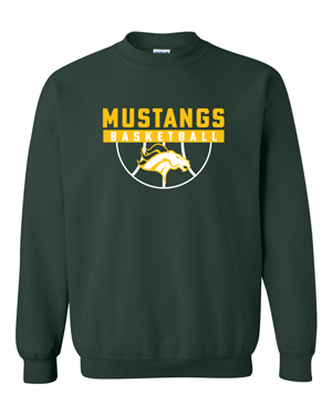 18000- MUSTANG BASKETBALL Heavy Blend™ Crewneck Sweatshirt
