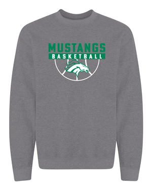 18000- MUSTANG BASKETBALL Heavy Blend™ Crewneck Sweatshirt