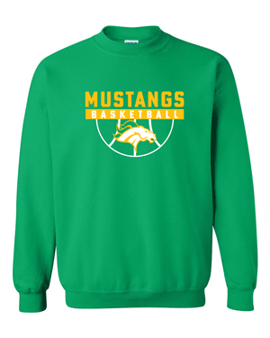 18000- MUSTANG BASKETBALL Heavy Blend™ Crewneck Sweatshirt