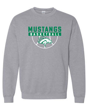 18000- MUSTANG BASKETBALL Heavy Blend™ Crewneck Sweatshirt