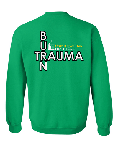 18000- U OF I BURN UNIT Gildan - Heavy Blend Crewneck Sweatshirt