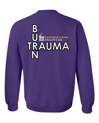 18000- U OF I BURN UNIT Gildan - Heavy Blend Crewneck Sweatshirt
