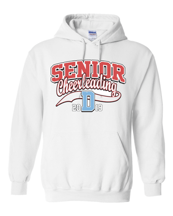 18500- SENIOR CHEER Heavy Blend™ Hooded Sweatshirt