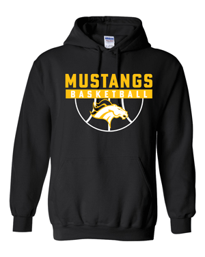 18500- MUSTANG BASKETBALL Legends Heavy Blend™ Hooded Sweatshirt