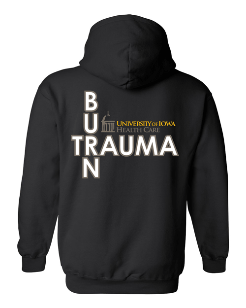 18500- U OF I BURN UNIT- HOODED SWEATSHIRT