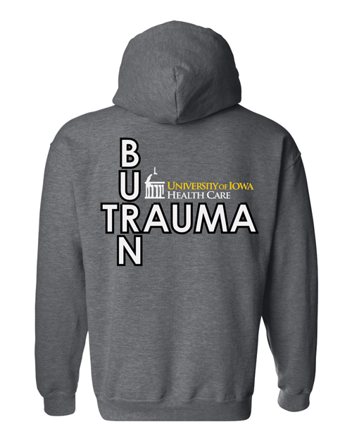 18500- U OF I BURN UNIT- HOODED SWEATSHIRT