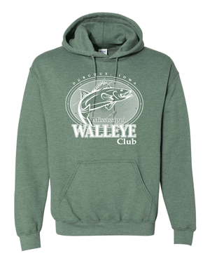 18500- MISSISSIPPI WALLEYE CLUB Gildan - Heavy Blend™ Hooded Sweatshirt