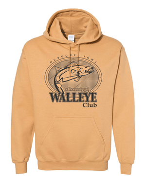 18500- MISSISSIPPI WALLEYE CLUB Gildan - Heavy Blend™ Hooded Sweatshirt