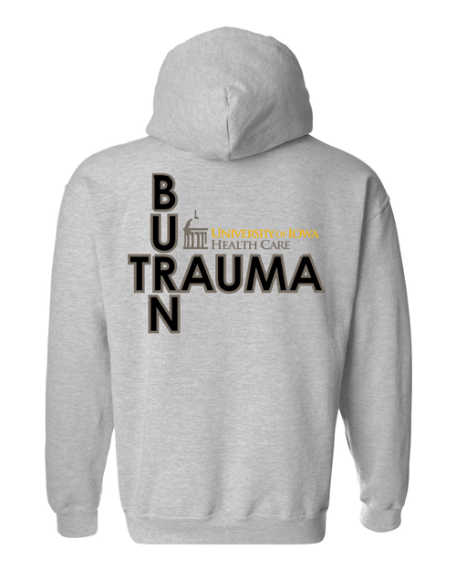 18500- U OF I BURN UNIT- HOODED SWEATSHIRT
