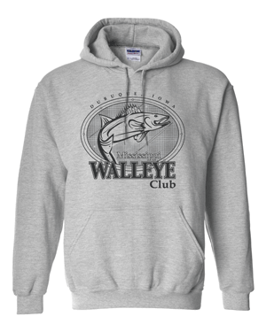 18500- MISSISSIPPI WALLEYE CLUB Gildan - Heavy Blend™ Hooded Sweatshirt