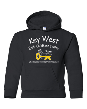 18500B- KEY WEST EARLY CHILDHOOD Heavy Blend™ Youth Hooded Sweatshirt