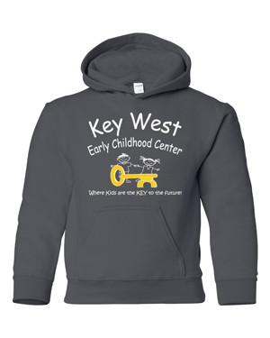 18500B- KEY WEST EARLY CHILDHOOD Heavy Blend™ Youth Hooded Sweatshirt