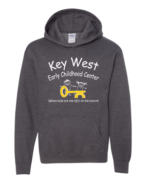 18500B- KEY WEST EARLY CHILDHOOD Heavy Blend™ Youth Hooded Sweatshirt