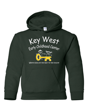 18500B- KEY WEST EARLY CHILDHOOD Heavy Blend™ Youth Hooded Sweatshirt