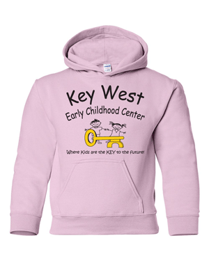 18500B- KEY WEST EARLY CHILDHOOD Heavy Blend™ Youth Hooded Sweatshirt