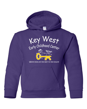 18500B- KEY WEST EARLY CHILDHOOD Heavy Blend™ Youth Hooded Sweatshirt