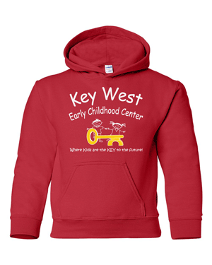18500B- KEY WEST EARLY CHILDHOOD Heavy Blend™ Youth Hooded Sweatshirt