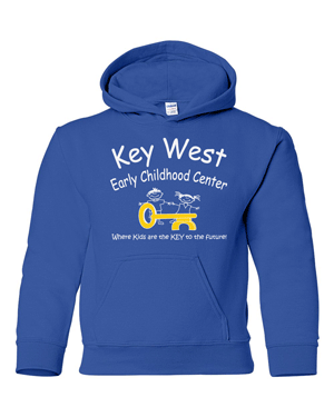 18500B- KEY WEST EARLY CHILDHOOD Heavy Blend™ Youth Hooded Sweatshirt