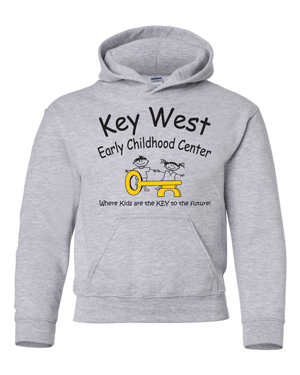 18500B- KEY WEST EARLY CHILDHOOD Heavy Blend™ Youth Hooded Sweatshirt