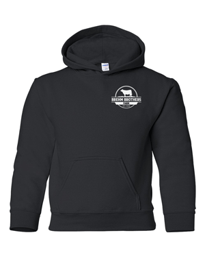18500B- BREHM BROS FARM Heavy Blend™ Youth Hooded Sweatshirt