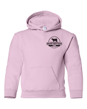 18500B- BREHM BROS FARM Heavy Blend™ Youth Hooded Sweatshirt