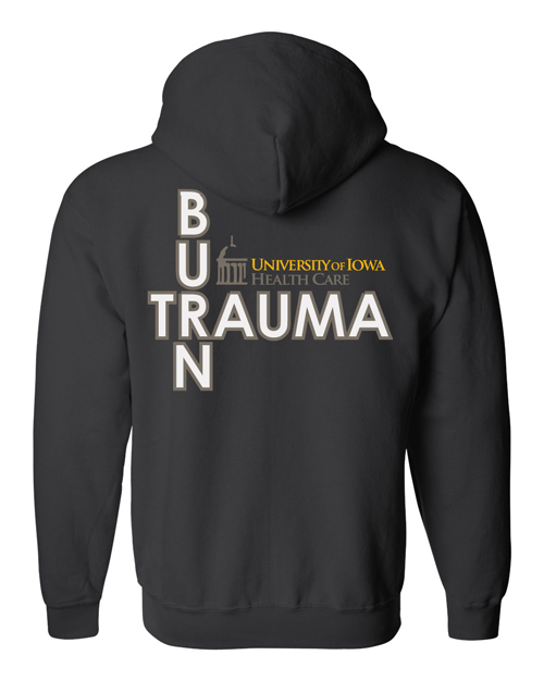 18600- U of I BURN UNIT FULL-ZIP HOODED