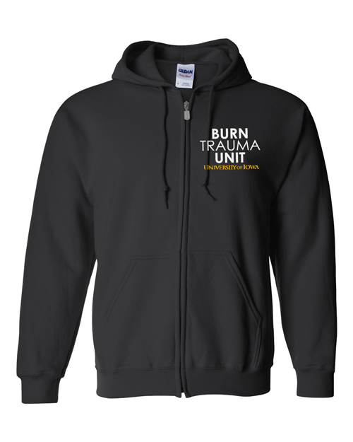18600- U of I BURN UNIT FULL-ZIP HOODED