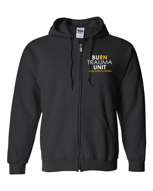 18600- U of I BURN UNIT RN FULL-ZIP HOODED