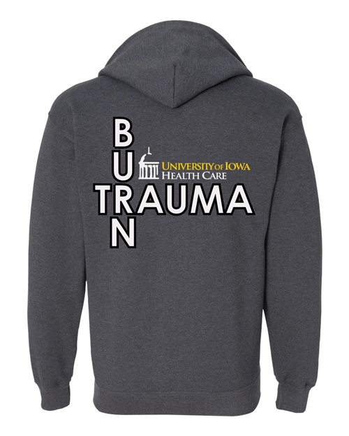 18600- U of I BURN UNIT FULL-ZIP HOODED