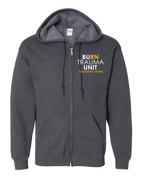 18600- U of I BURN UNIT RN FULL-ZIP HOODED