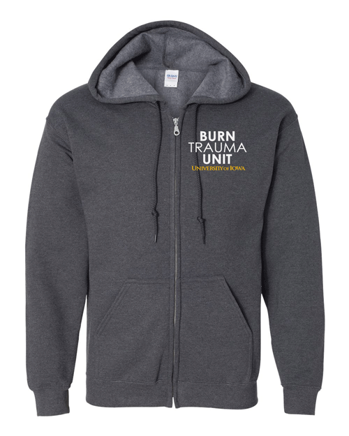 18600- U of I BURN UNIT FULL-ZIP HOODED