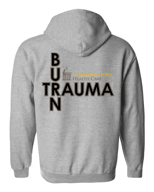 18600- U of I BURN UNIT FULL-ZIP HOODED