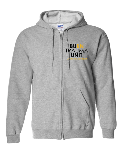 18600- U of I BURN UNIT RN FULL-ZIP HOODED