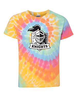 20BMS- TABLE MOUND Dyenomite - Youth Multi-Color Spiral T-Shirt