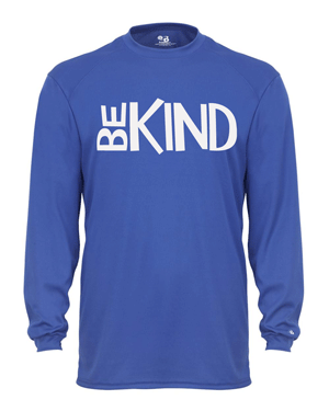 2104- BE KIND Youth B-Core Long Sleeve T-Shirt