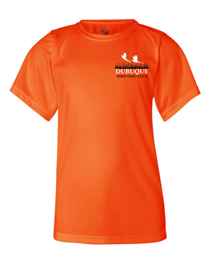 2120- DBQ BIRD DOG CLUB Safety Orange Youth B-Core T-Shirt