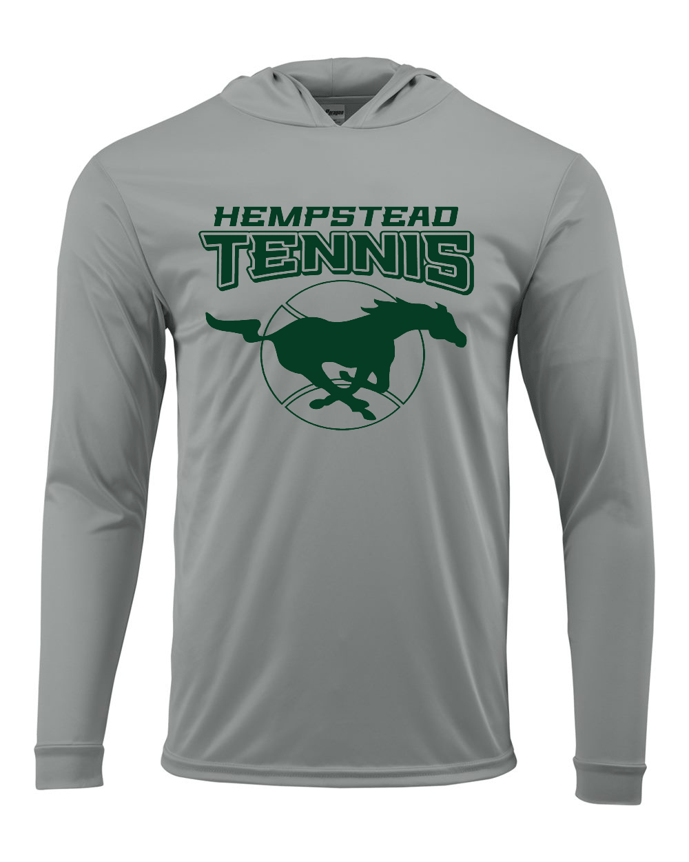 220- HEMPSTEAD TENNIS Bahama Performance Hooded Long Sleeve T-Shirt