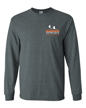 2400- DBQ BIRD DOG CLUB Dk. Heather Ultra Cotton® Long Sleeve T-Shirt