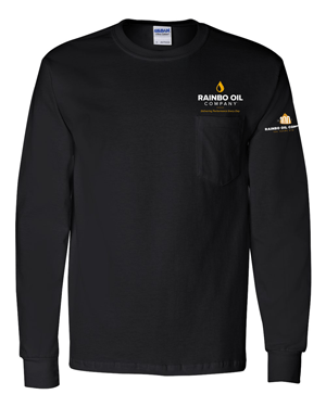 2410- RAINBO OIL Ultra Cotton® Long Sleeve Pocket T-Shirt