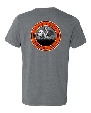3413- DBQ BIRD DOG CLUB Grey Triblend BELLA + CANVAS - Unisex Triblend Tee