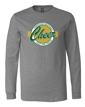 3501CVC- HEMPSTEAD CHEER Deep Heather Unisex Heather CVC Long Sleeve Tee