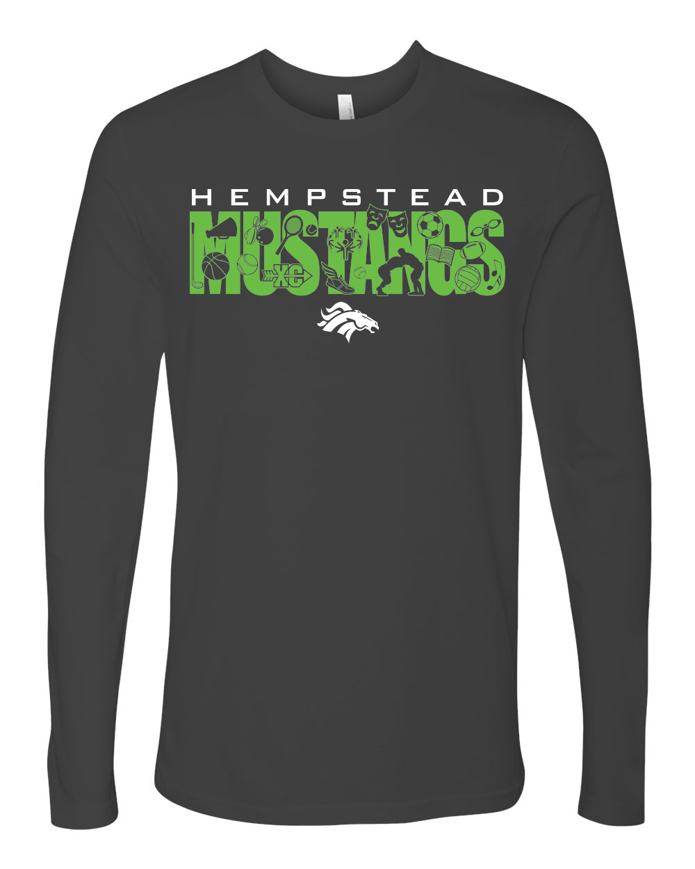 3601- HEMPSTEAD STAFF Unisex Cotton Long Sleeve T-Shirt