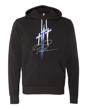 3719- FAITH Unisex Sponge Fleece Hoodie