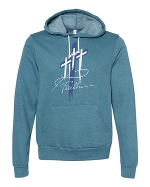 3719- FAITH Unisex Sponge Fleece Hoodie