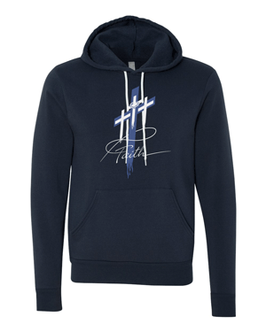3719- FAITH Unisex Sponge Fleece Hoodie