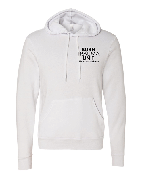 3719- U OF I BURN UNIT Unisex Hooded Pullover Sweatshirt