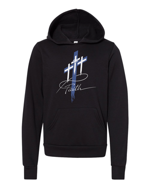 3719Y- FAITH Youth Sponge Fleece Hoodie
