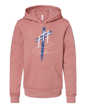 3719Y- FAITH Youth Sponge Fleece Hoodie