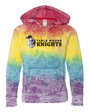 W1162Y- TABLE MOUND Girls' Courtney V-Notch Sweatshirt